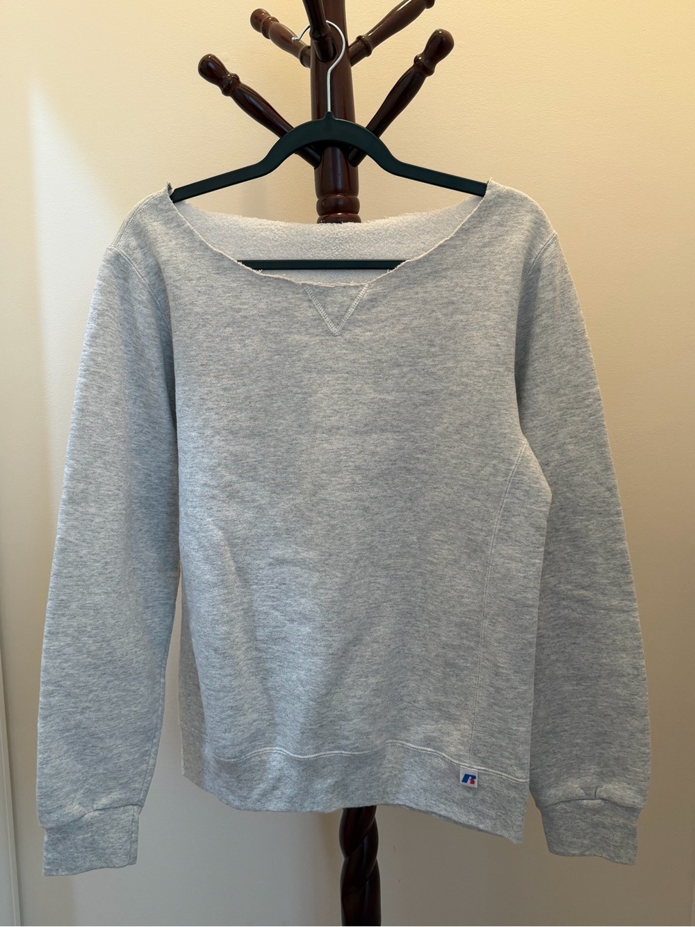 Russell Athletic Light Gray Women's Crewneck Sweatshirt